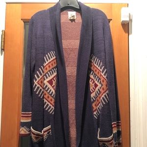Open front cardigan